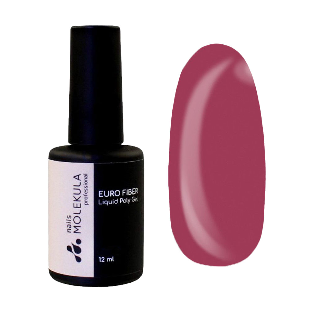 

Моделювальний гель для нігтів Nails Molekula Professional Euro Fiber Liquid Poly Gel FG1217 Chili Red, 12 мл