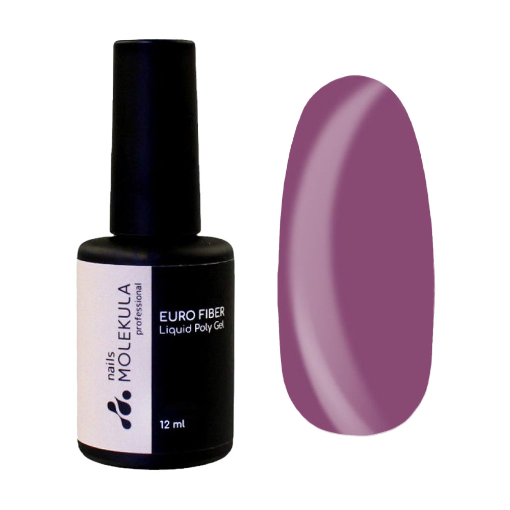 

Моделювальний гель для нігтів Nails Molekula Professional Euro Fiber Liquid Poly Gel FG1218 Willd Cherry, 12 мл