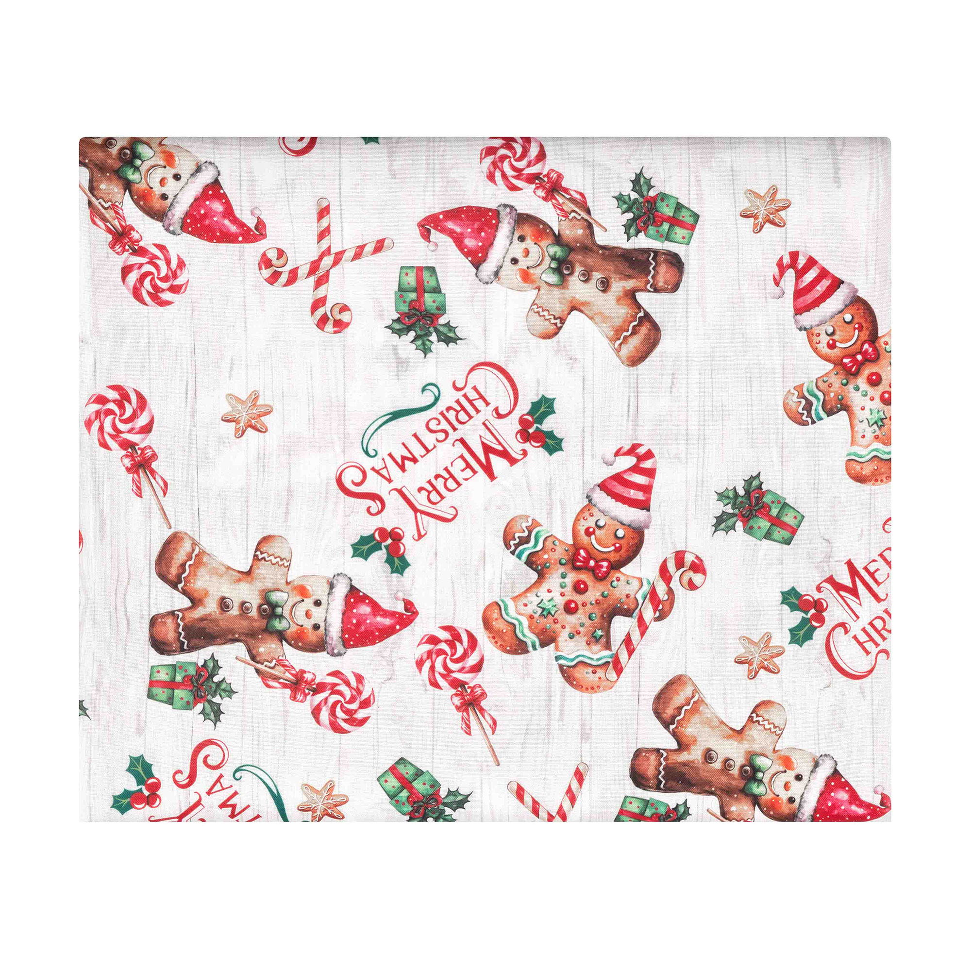 

Скатертина Ardesto Christmas Gingerbread червона, 140*180 см (ART08HG)