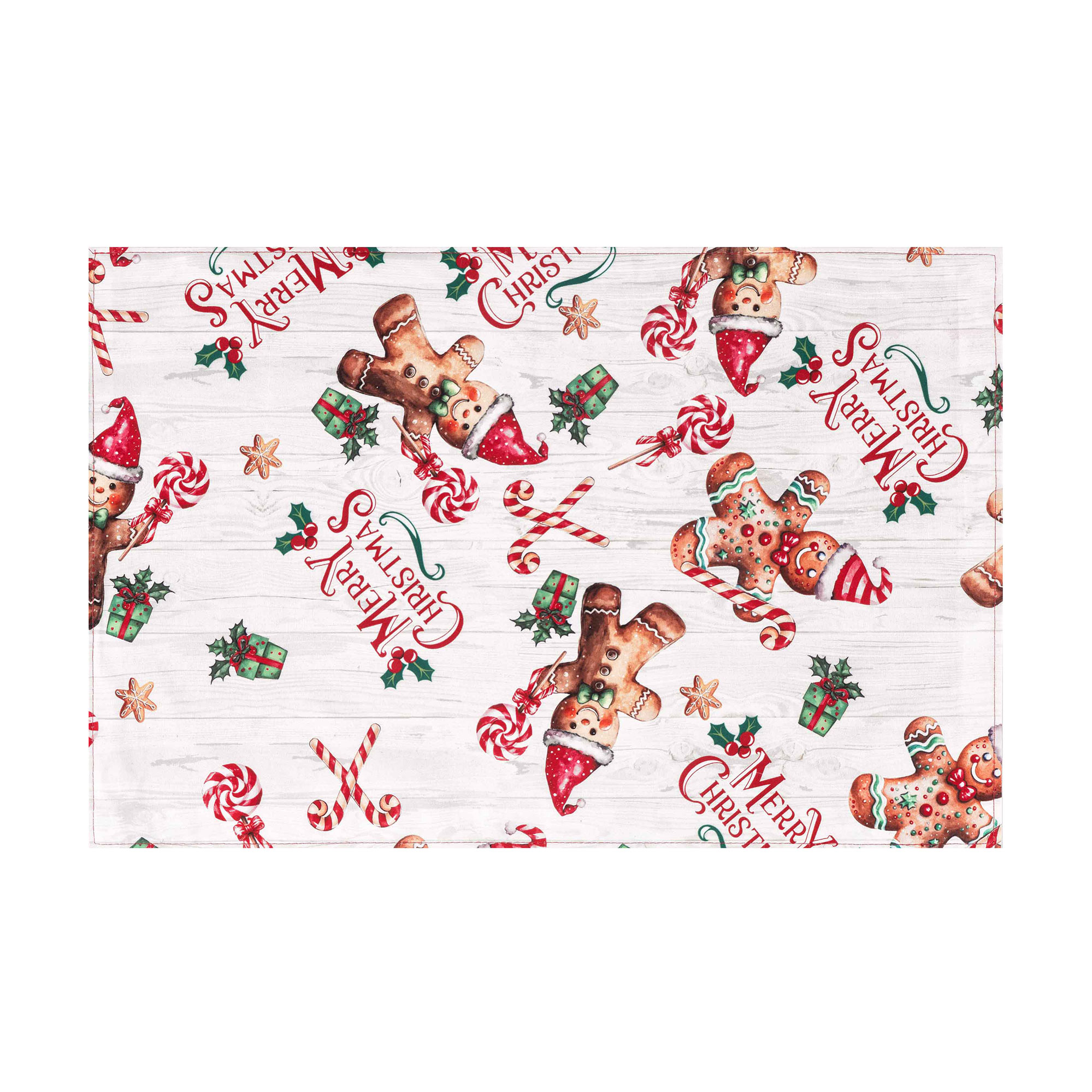 

Серветка сервірувальна Ardesto Christmas Gingerbread червона, 30*45 см (ART06HG)