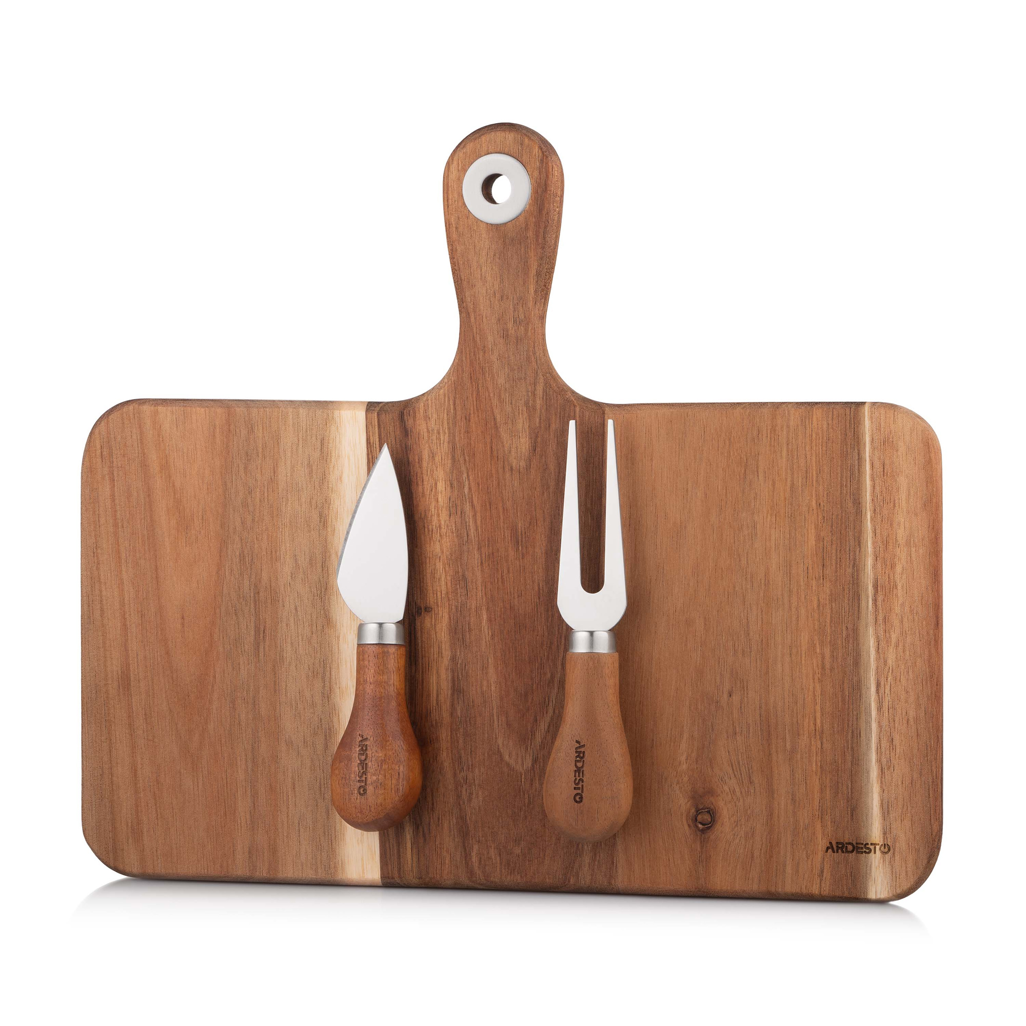 

Набір для подачі сиру Ardesto Midori (дошка, 1 шт + ніж, 2 шт) (AR0930)