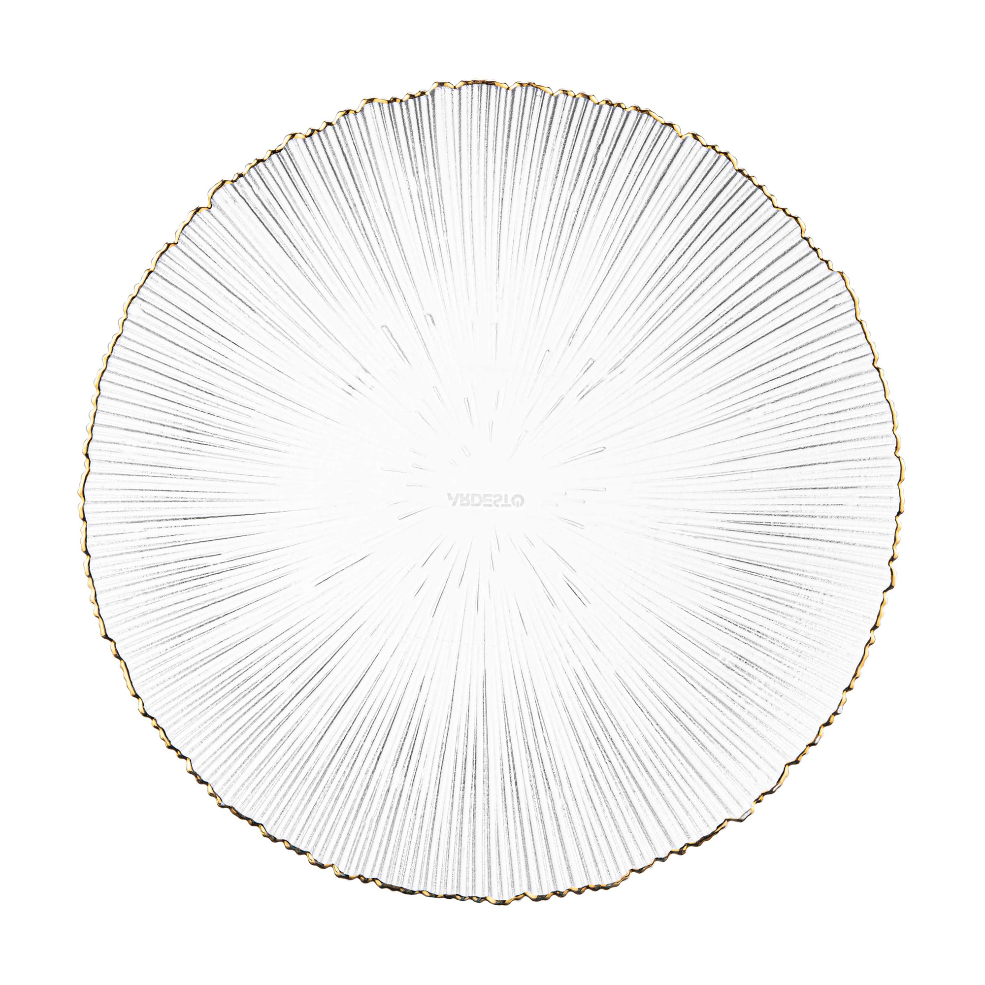 

Тарілка Ardesto Mallow скло, прозора, 26.5 см (AR5013)