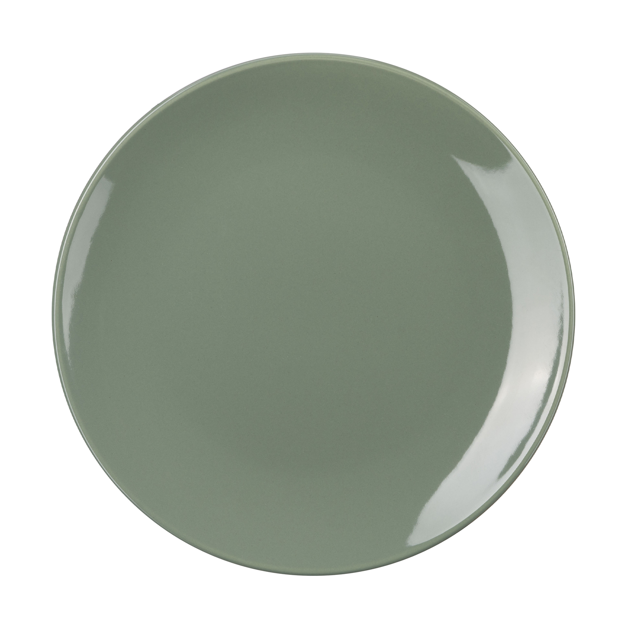 

Тарілка обідня Ardesto Capri порцелянова, зелена, 26.8 см (AR0527CG)