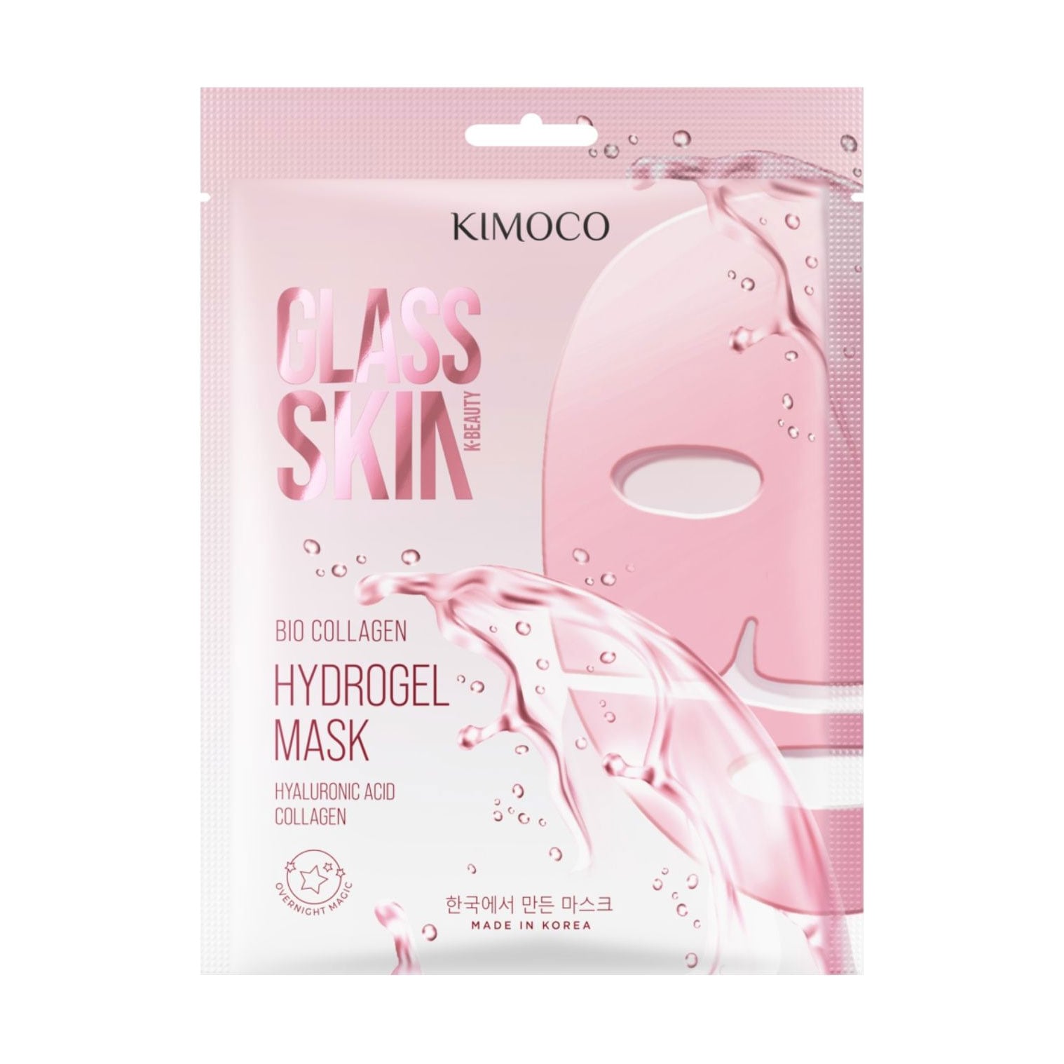 

Гідрогелева маска для обличчя Kimoco Beauty Glass Skin Bio Collagen Hydrogel Mask, 32 г