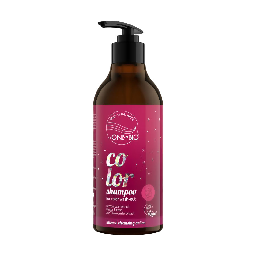 

Шампунь для волосся OnlyBio Hair in Balance Shampoo For Color Wash-Out, 400 мл