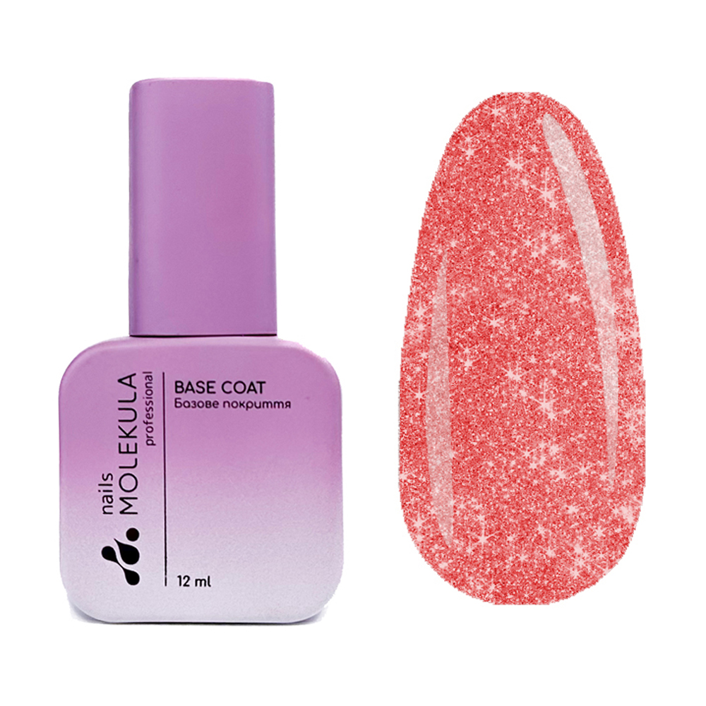 

База для гель-лаку Nails Molekula Professional Base Flash, Escape The Beach, 12 мл