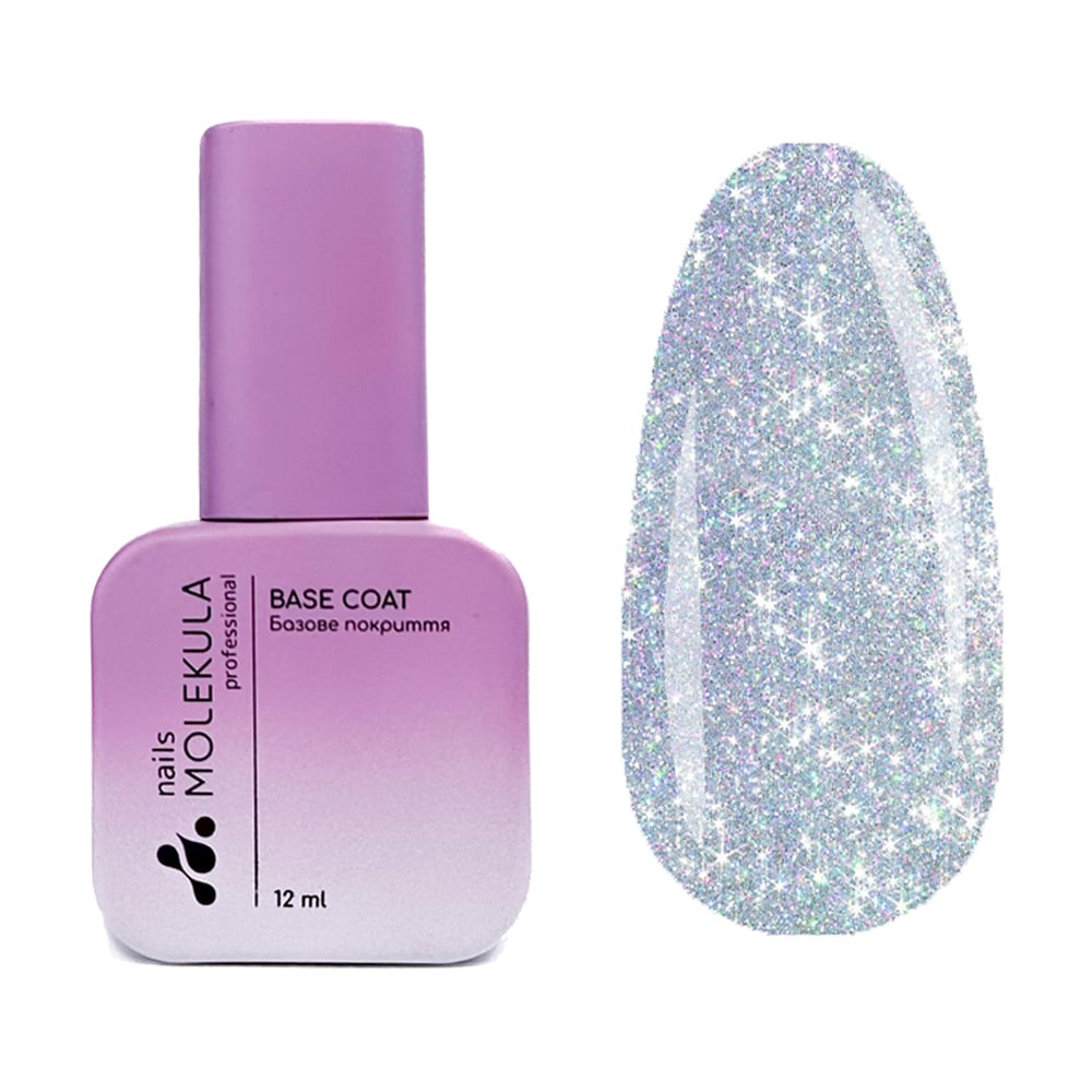 

База для гель-лаку Nails Molekula Professional Base Flash, Frozen Love, 12 мл