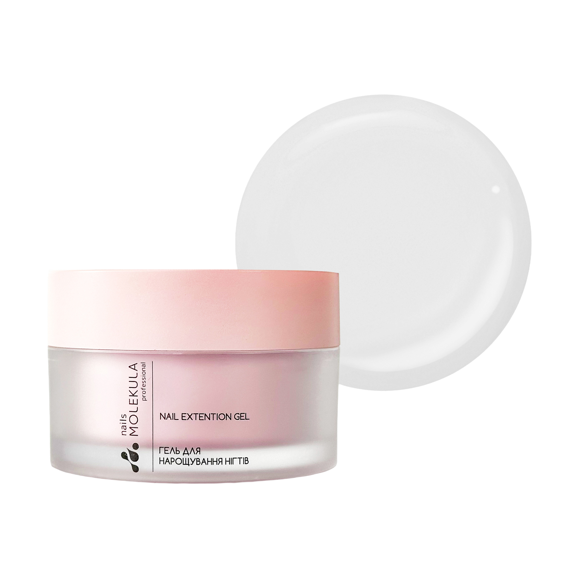 

Моделювальний гель для нігтів Nails Molekula Professional Gel 01 Clear (прозорий), 30 мл