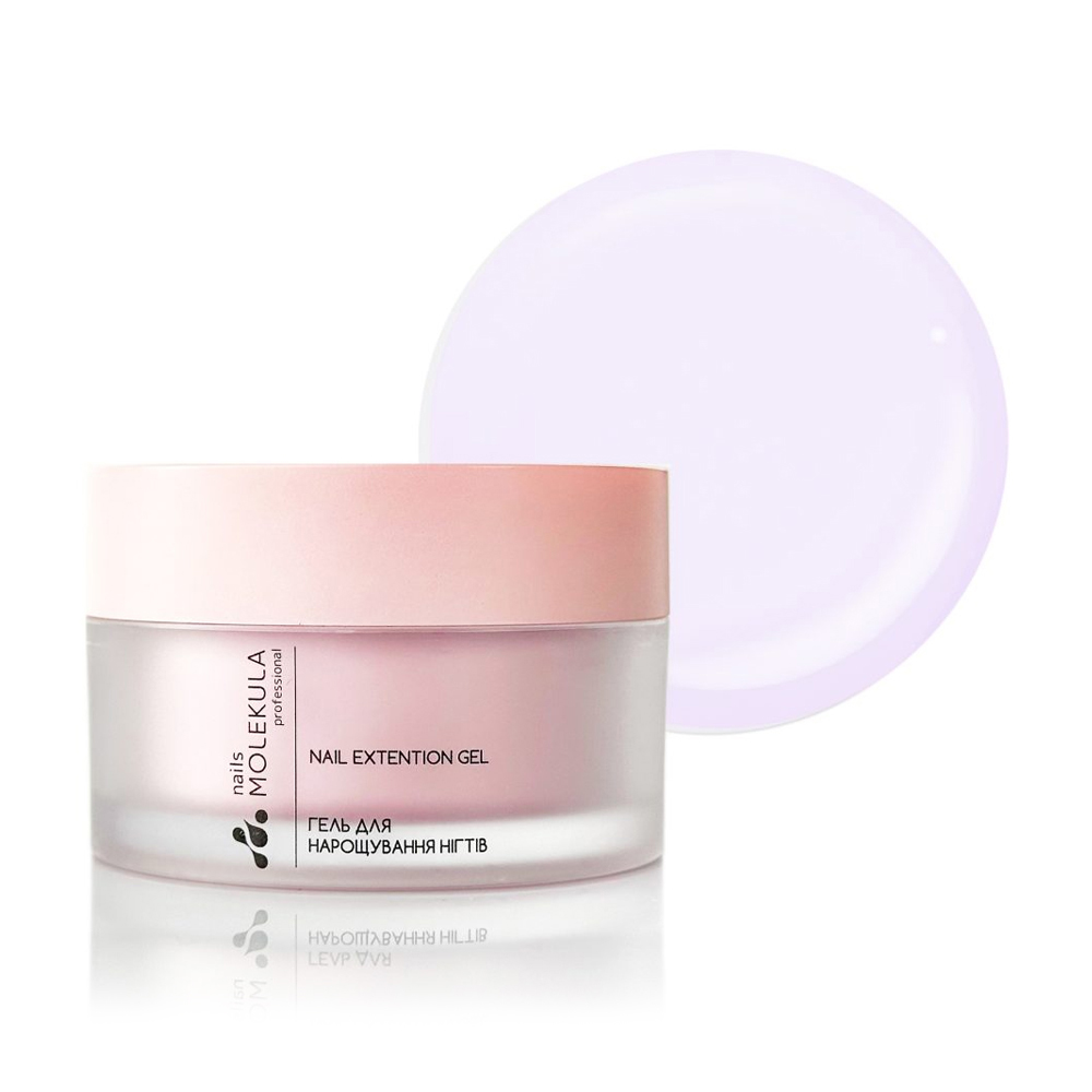 

Моделювальний гель для нігтів Nails Molekula Professional Gel 04 Violet Thick (прозорий желе), 30 мл