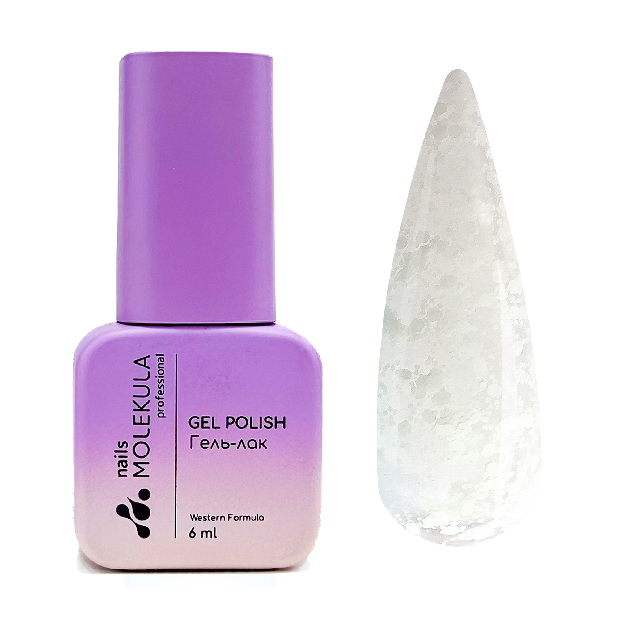 

Гель-лак для нігтів Nails Molekula Professional Marshmallow Gel Polish, M01, 6 мл
