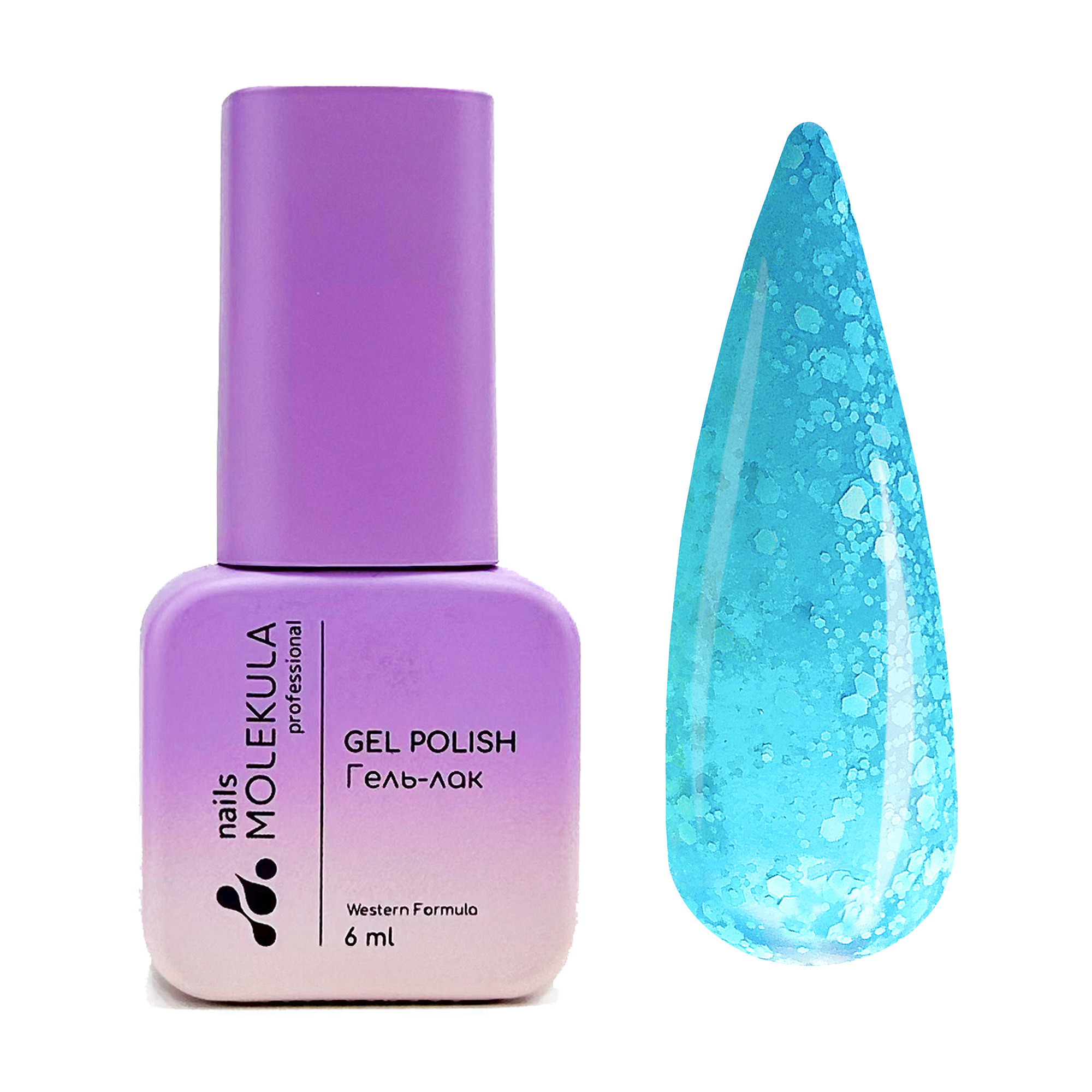 

Гель-лак для нігтів Nails Molekula Professional Marshmallow Gel Polish, M02, 6 мл