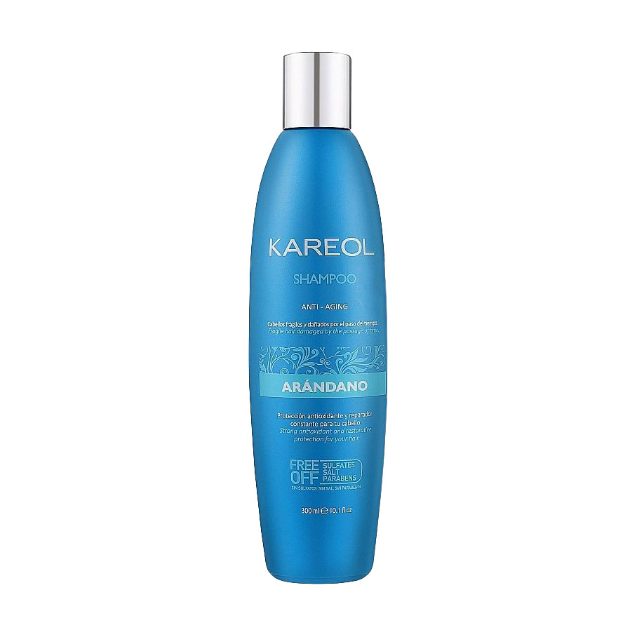

Шампунь для волосся Kareol Blueberry Anti-Aging Shampoo Чорниця, 300 мл