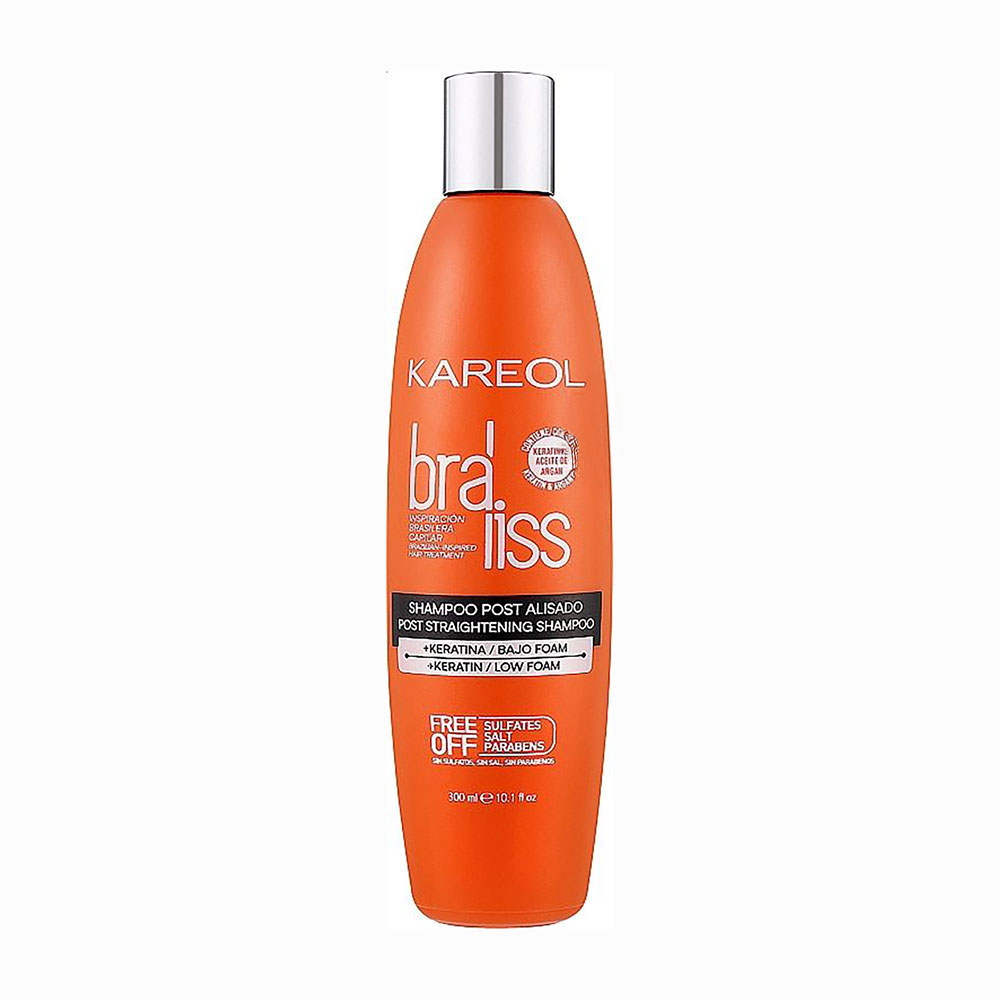 

Шампунь для волосся Kareol Braliss Post Straightening Shampoo, 300 мл