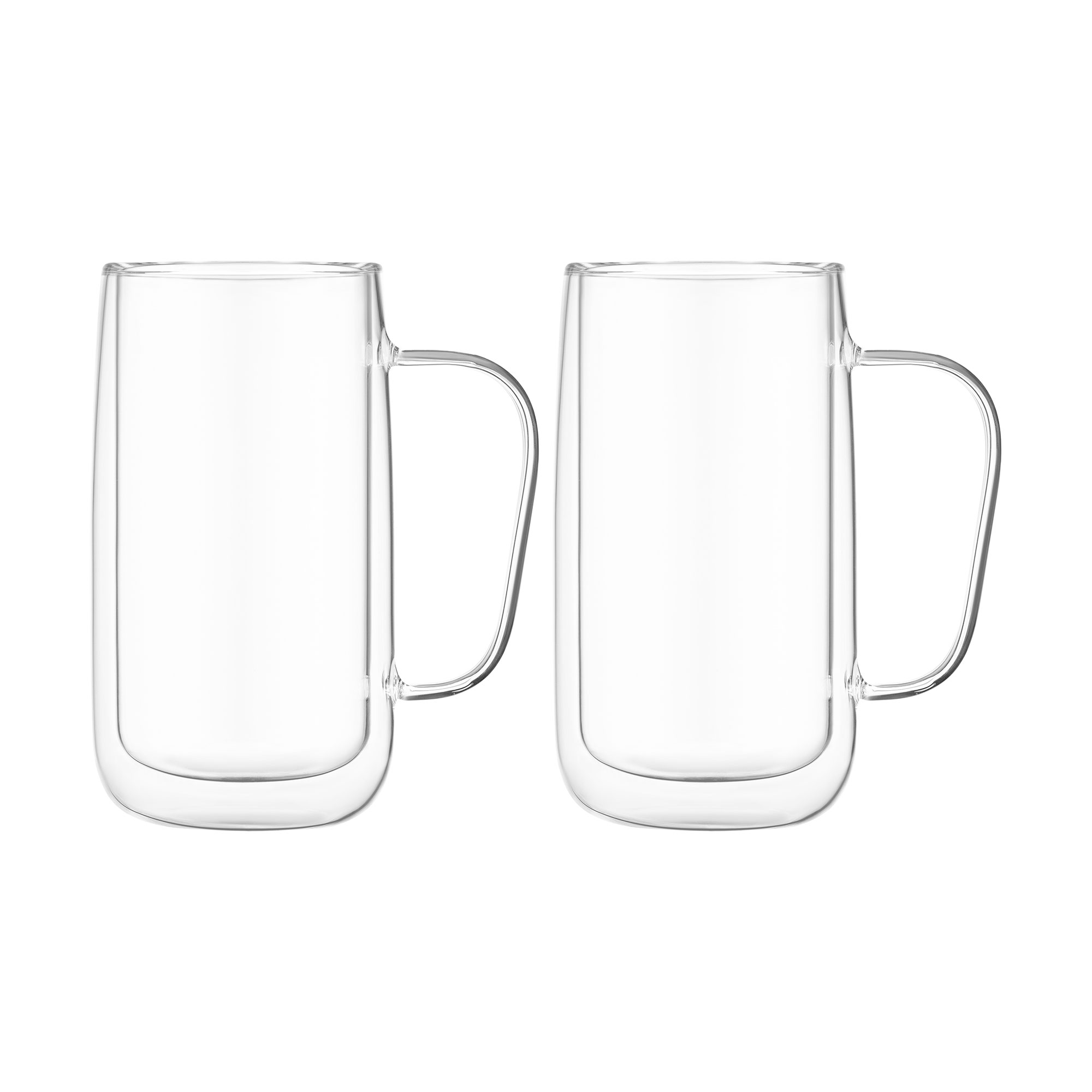 

Набір чашок з подвійними стінками Ardesto з ручками, 2*400 мл (AR2640BHR)