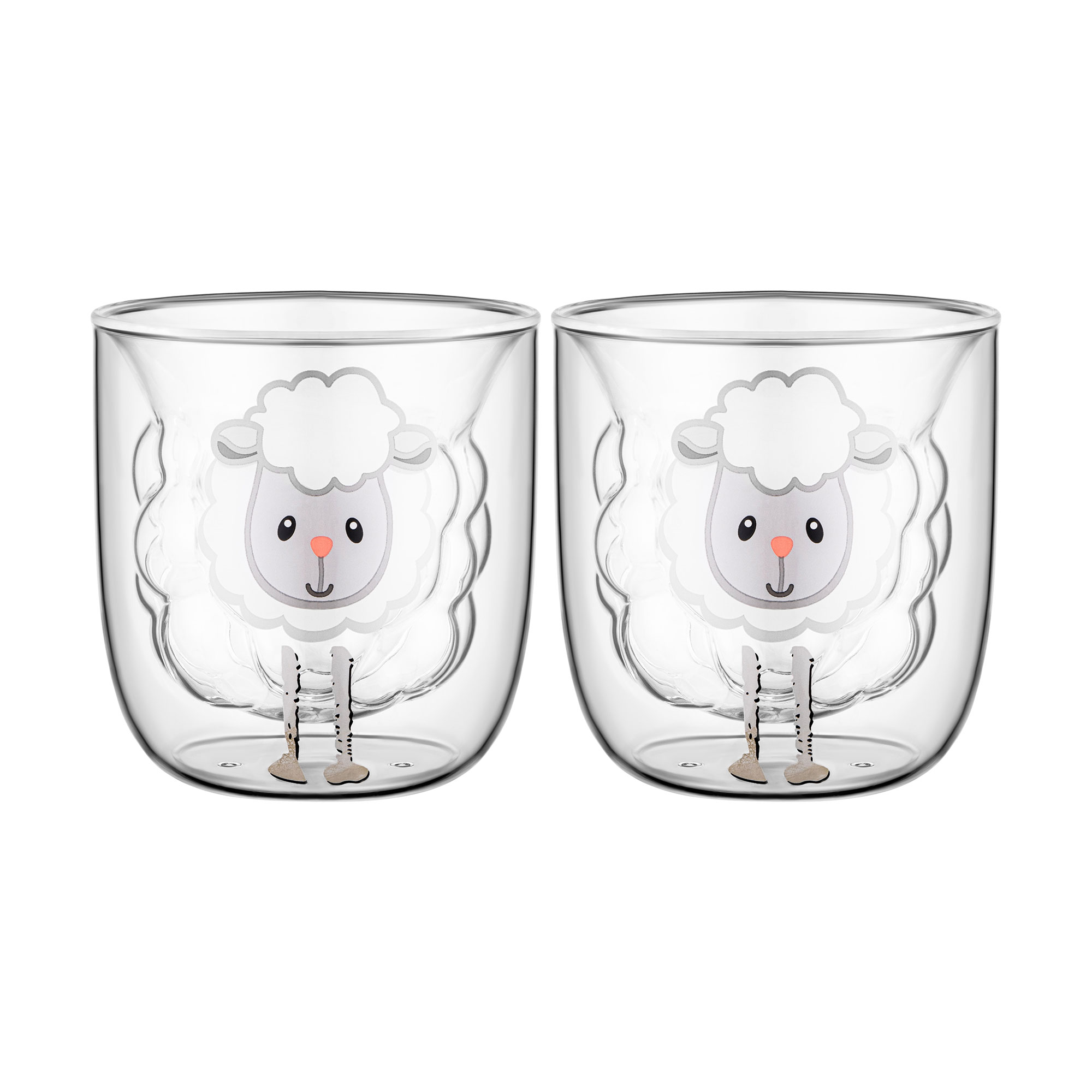 

Набір чашок з подвійними стінками Ardesto, 2*300 мл (AR2630BWL)