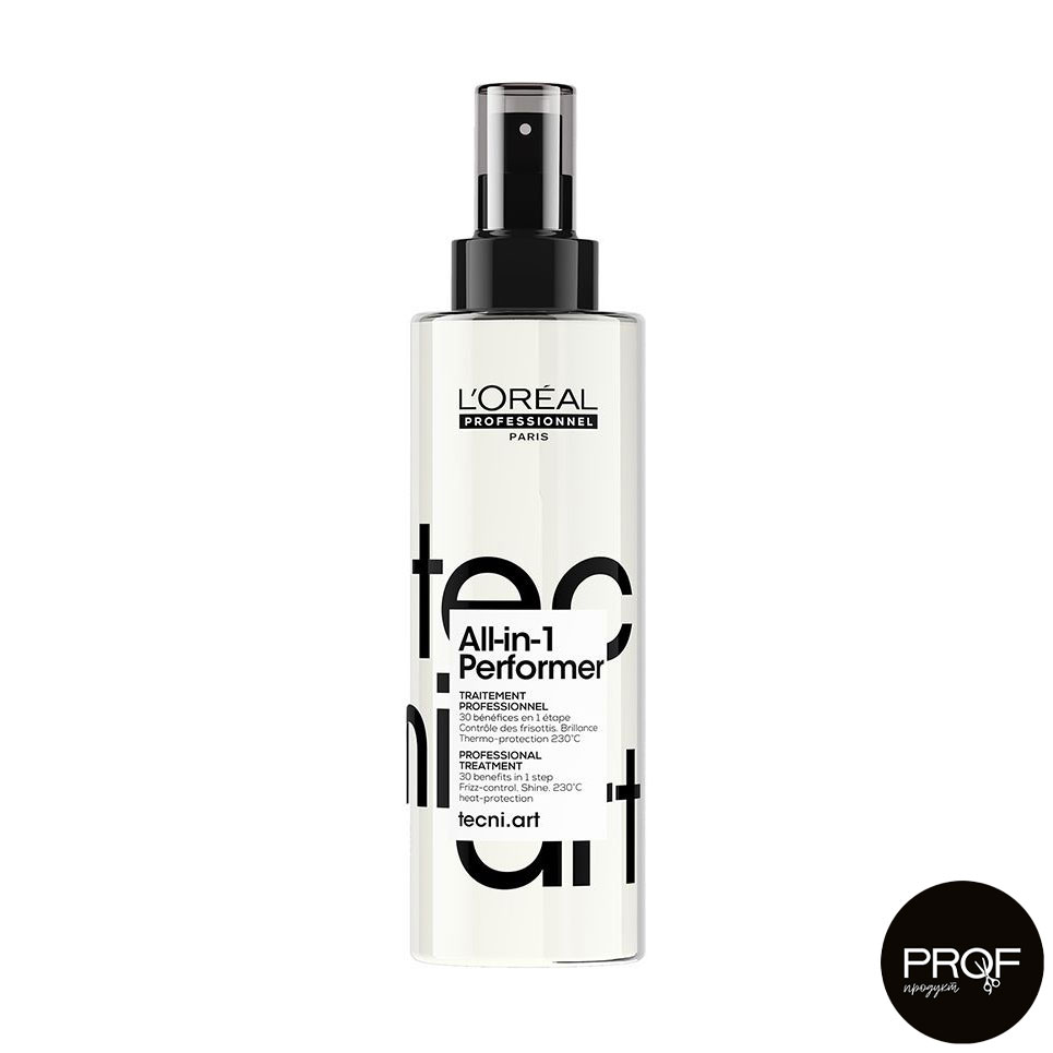 Професійний мультифункціональний cпрей-догляд для волосся L'Oreal Professionnel Tecni.Art All-in-1 Performer, 190 мл
