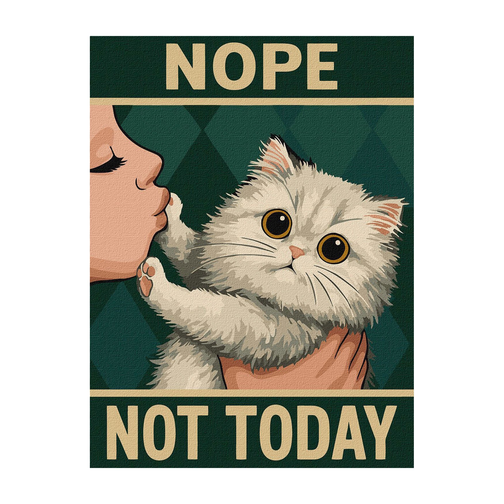 

Картина за номерами Ideyka Постер. Не сьогодні, 30*40 см (KHO6802)