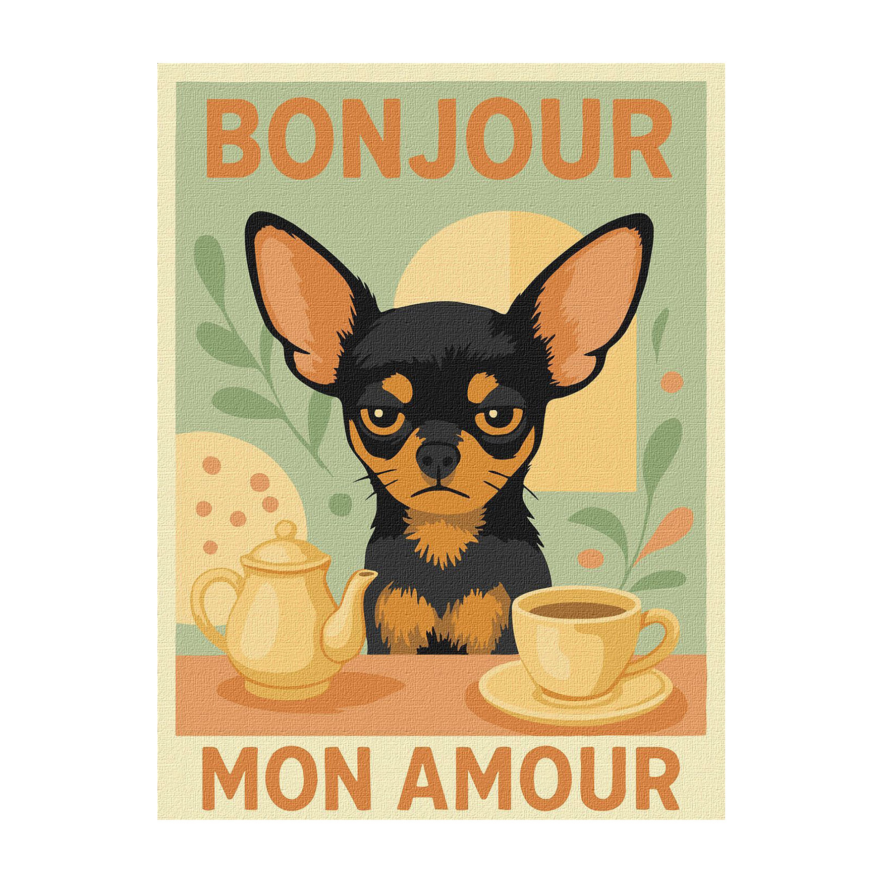 

Картина за номерами Ideyka Постер. Ранок з чіхуахуа, 30*40 см (KHO6808)