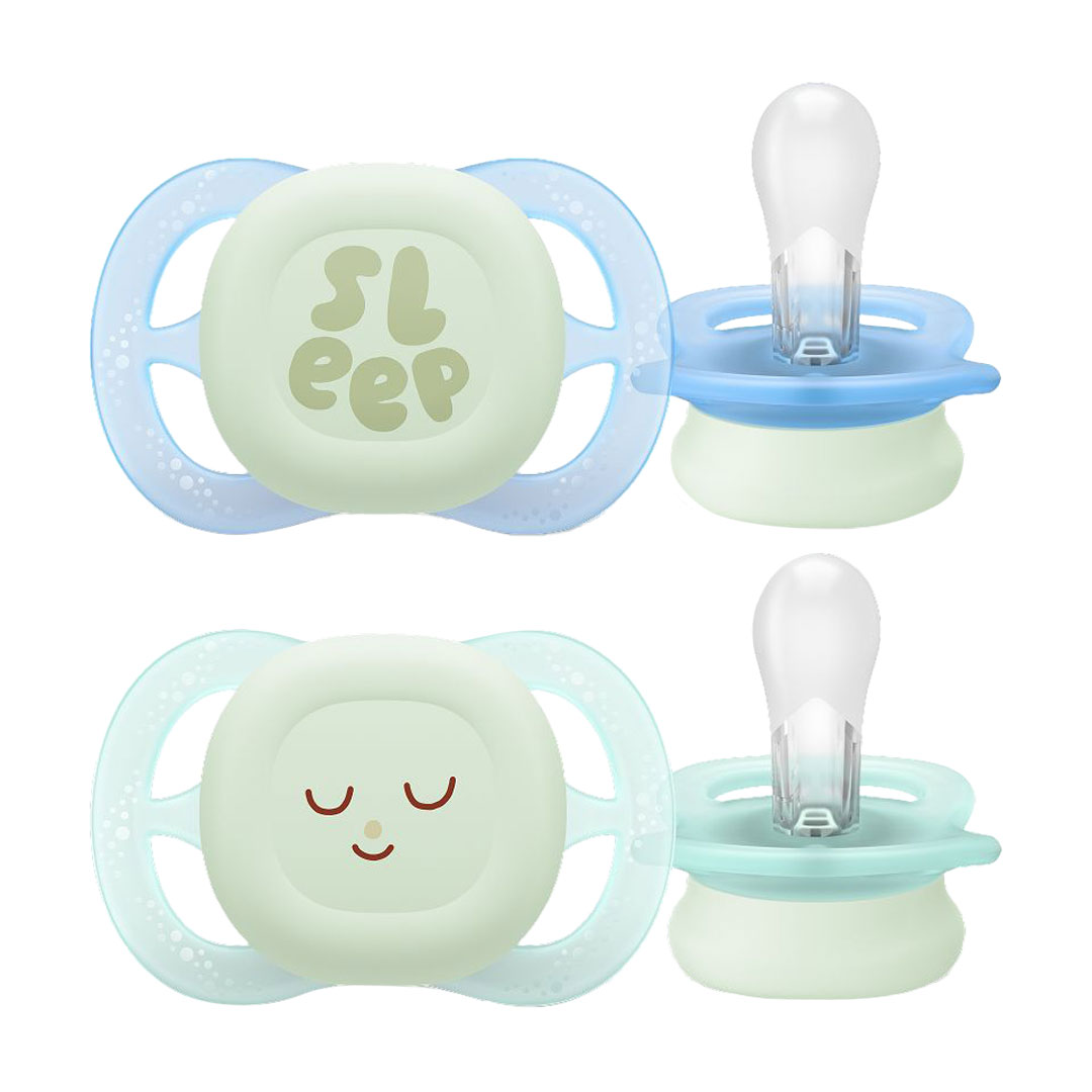 

Пустушка AVENT Ultra Air від народження, бірюзова, 2 шт (SCF075/18)