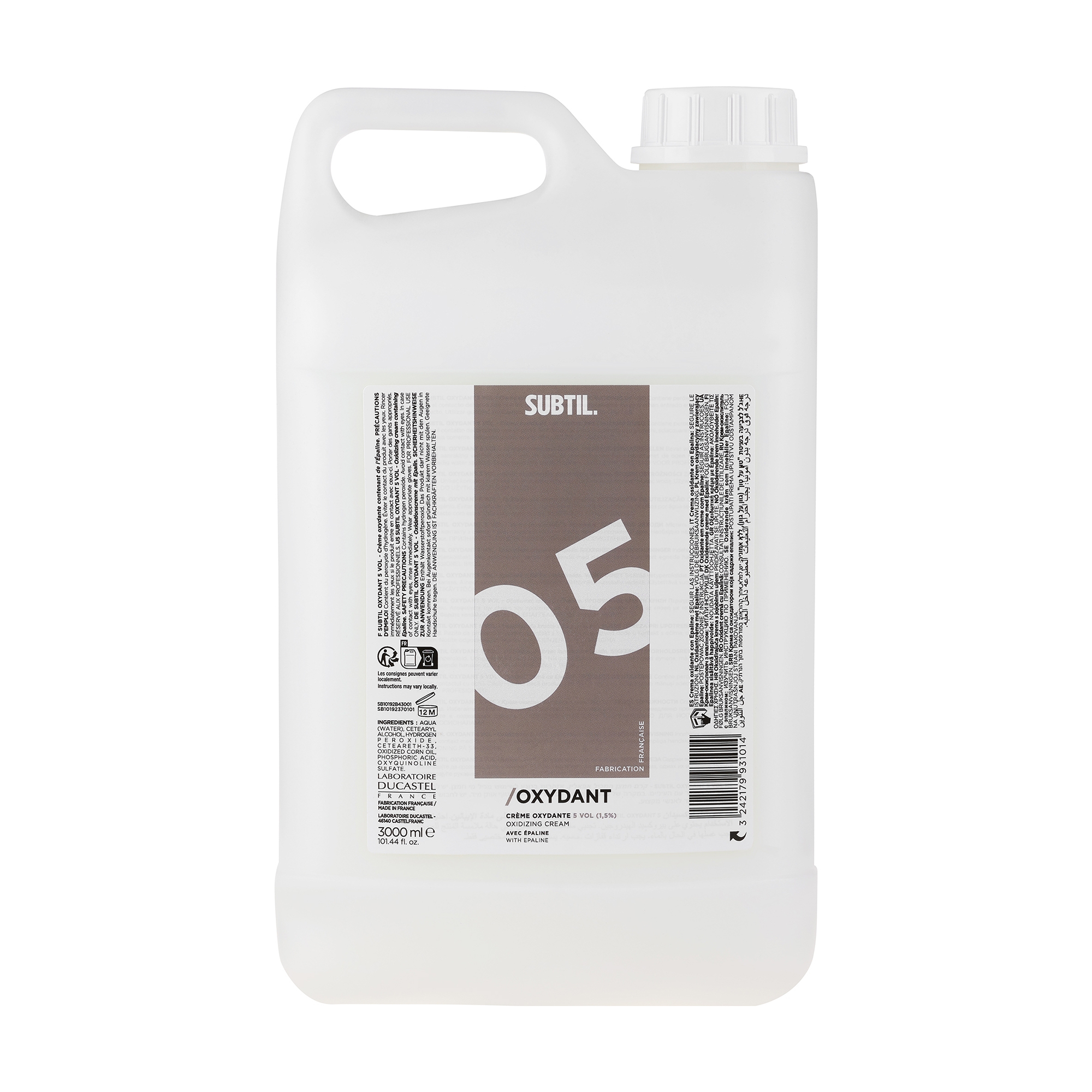 

Окислювач для волосся Subtil OXY 1.5%, 3 л