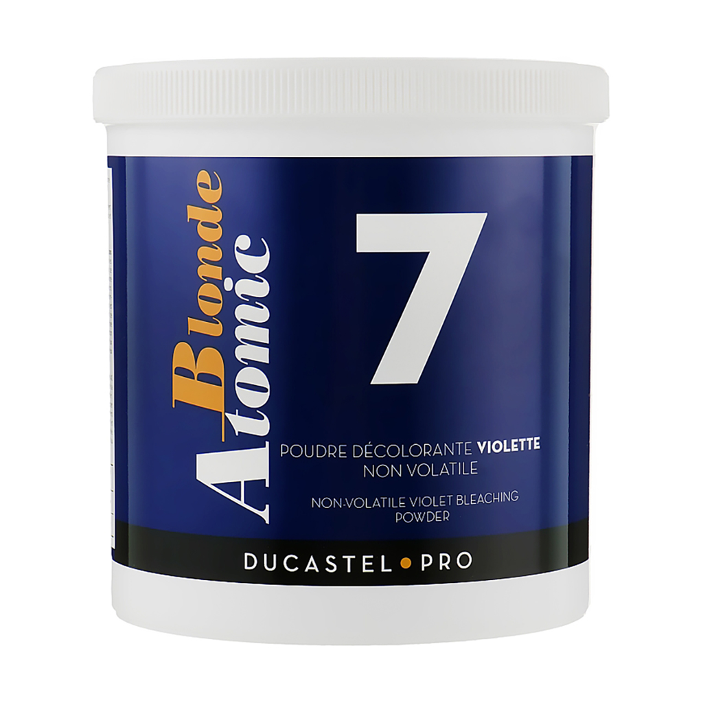 

Освітлювальна пудра для волосся Subtil Ducastel Pro Blonde Atomic 7 Non-Volatile Violet Bleaching Powder до 7 тонів, з ментолом, 500 г