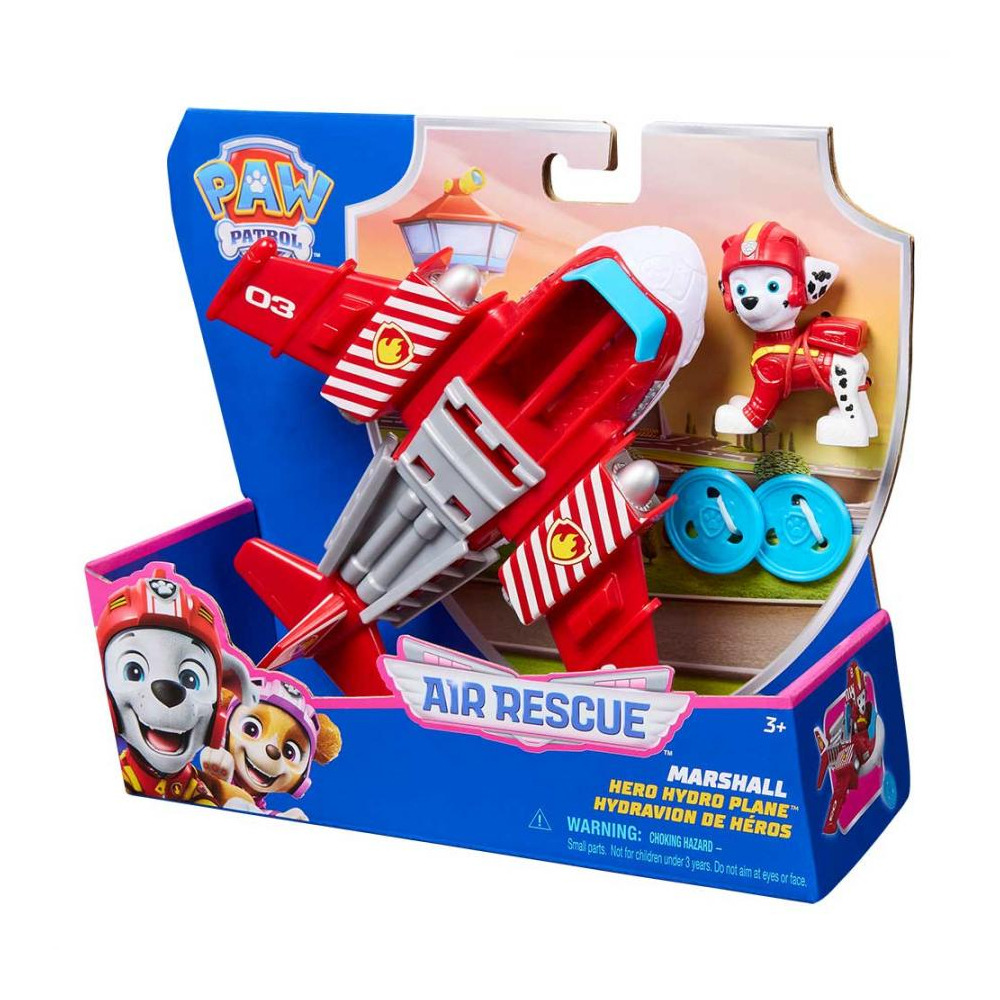 

Ігровий набір Paw Patrol Великий рятувальний літак, з водієм Маршал, від 3 років, 4 деталі (SM97236/6071174)