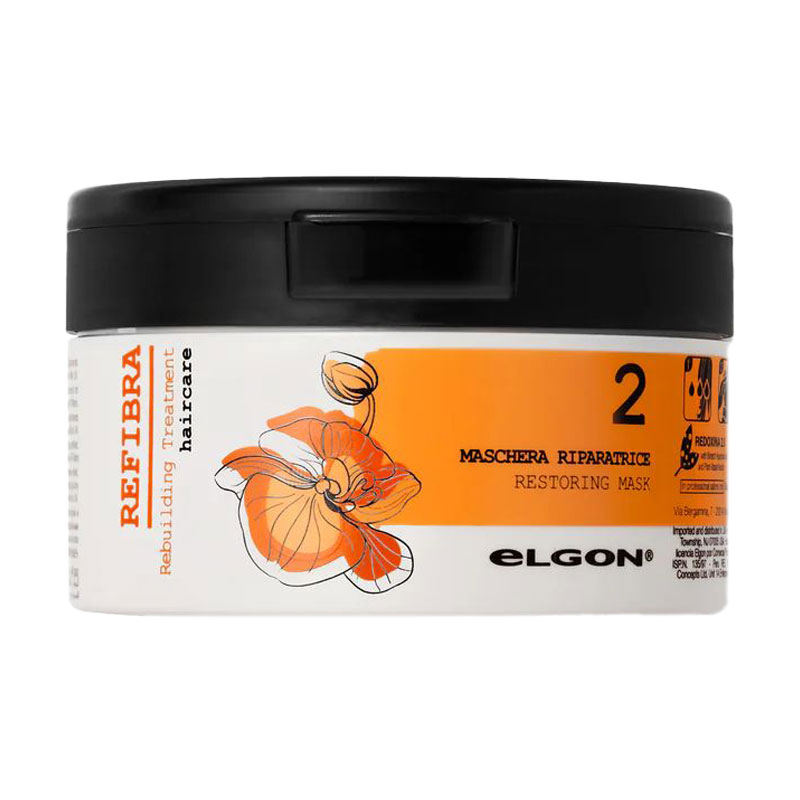 Реструктурувальна та глибоко живильна маска для волосся Elgon Refibra Restoring Mask, 250 мл