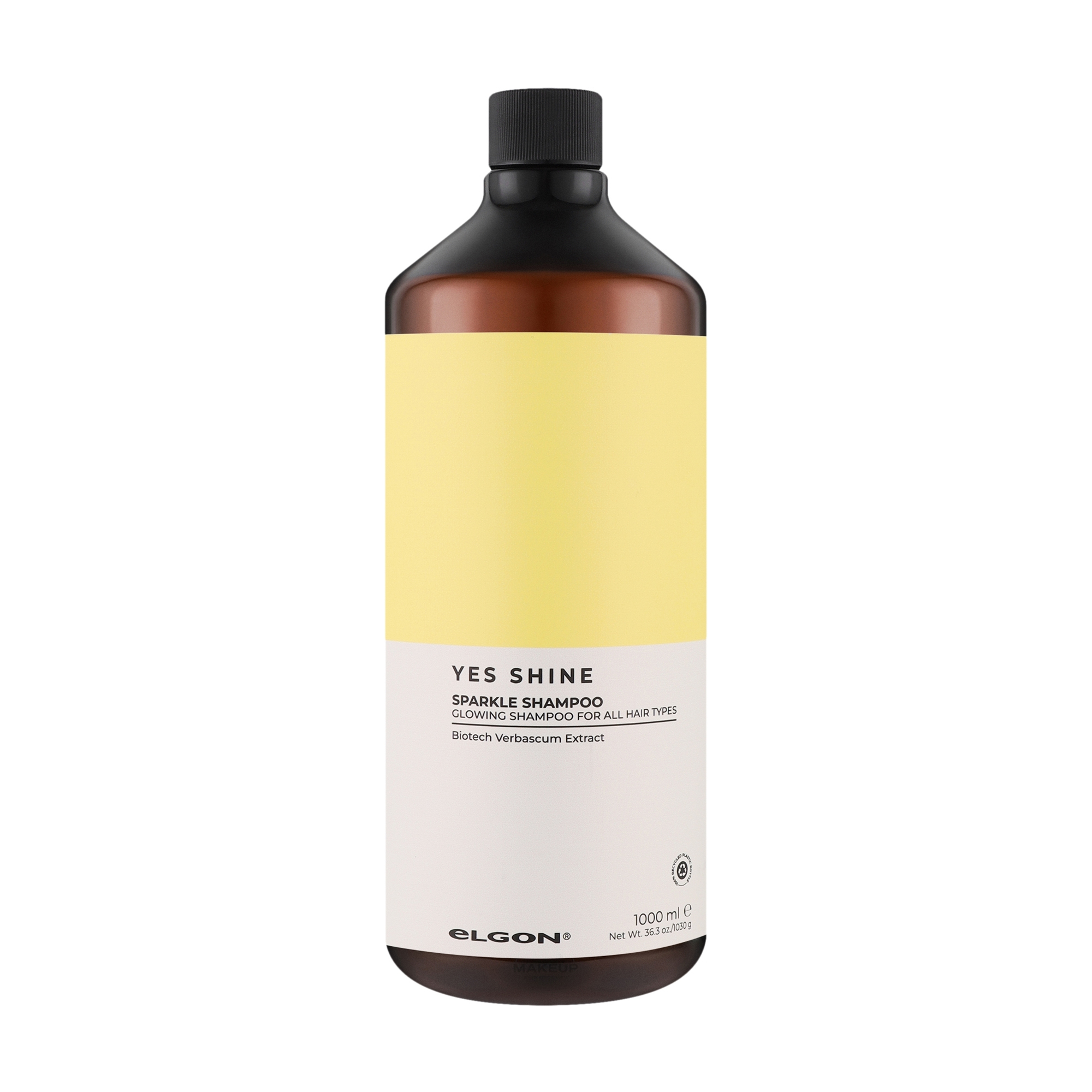 

Шампунь Elgon Yes Shine Sparkle Shampoo для блиску всіх типів волосся, 1 л