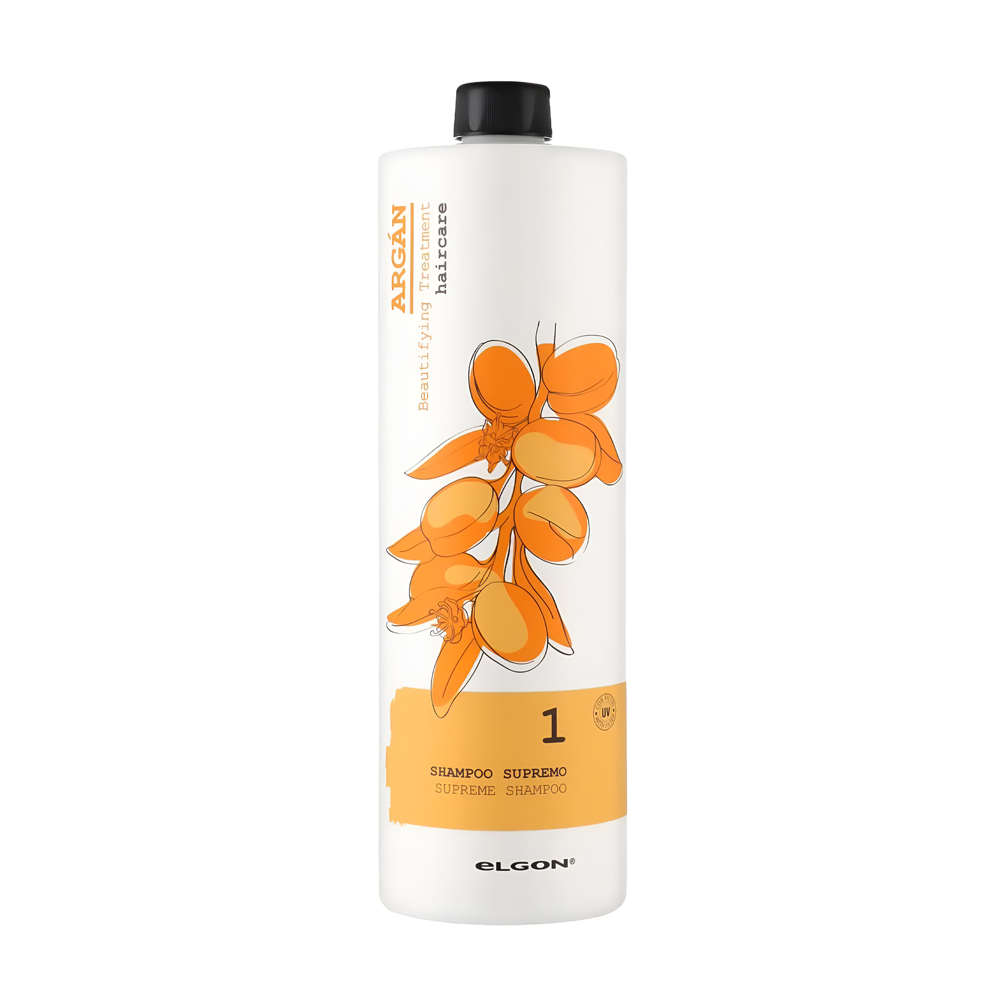 

Шампунь для волосся Elgon Argan Supreme Shampoo з аргановою олією, 1 л