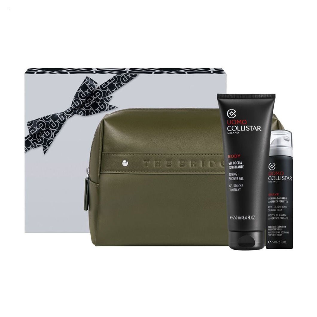 

Чоловічий набір Collistar Linea Uomo (гель для душу, 250 мл + піна для гоління, 75 мл + косметичка, 1 шт)