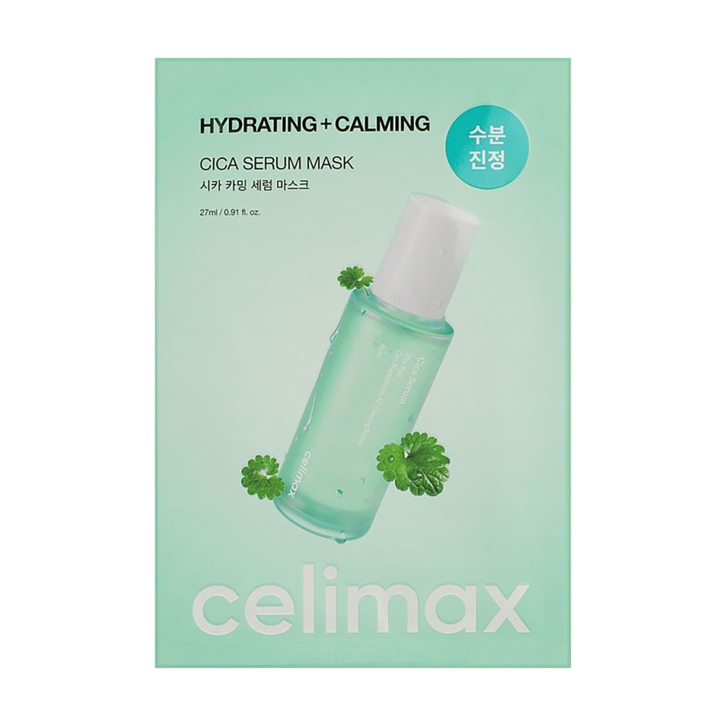 

Тканинна маска для обличчя Celimax Hydrating + Calming Cica Serum Mask, 27 мл