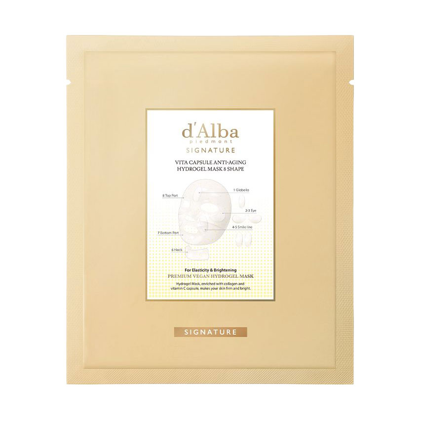 

Гідрогелева маска для обличчя D'Alba Signature Vita Capsule Anti-aging Hydrogel Mask, 44 г