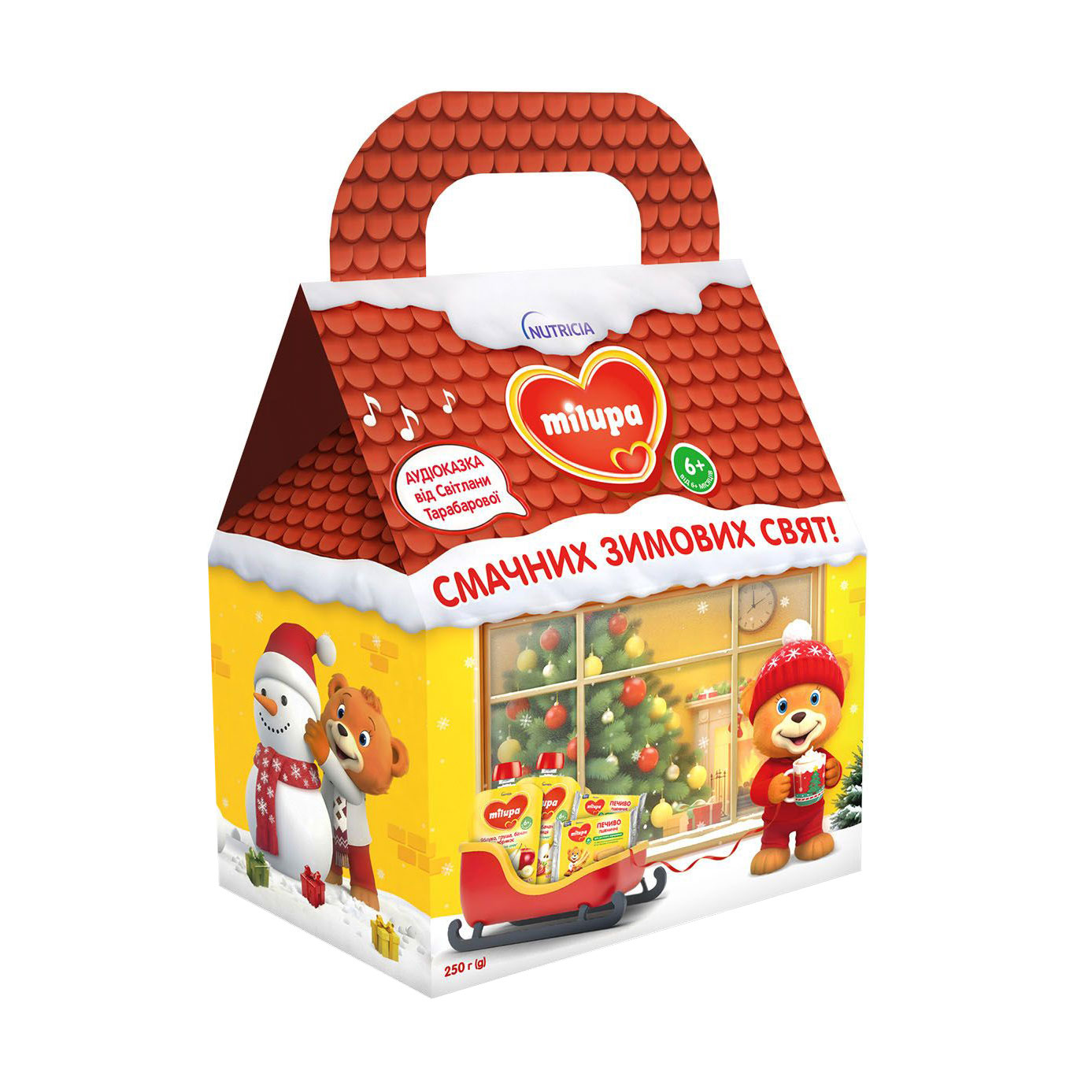 

Дитячий подарунковий набір Milupa Святковий, від 6 місяців, 250 г
