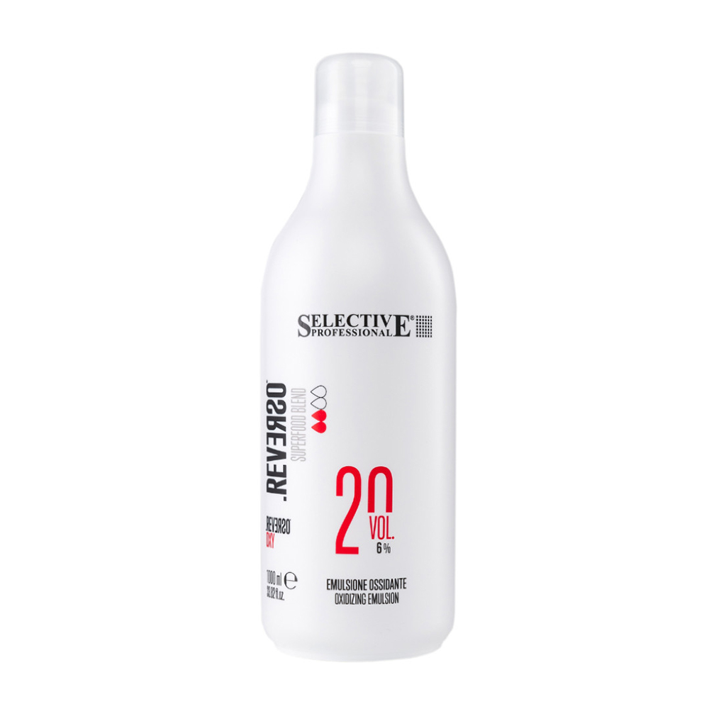 

Окислювальна емульсія для фарби Selective Professional Reverso Oxidizing Emulsion 6% (20 Vol), 1 л