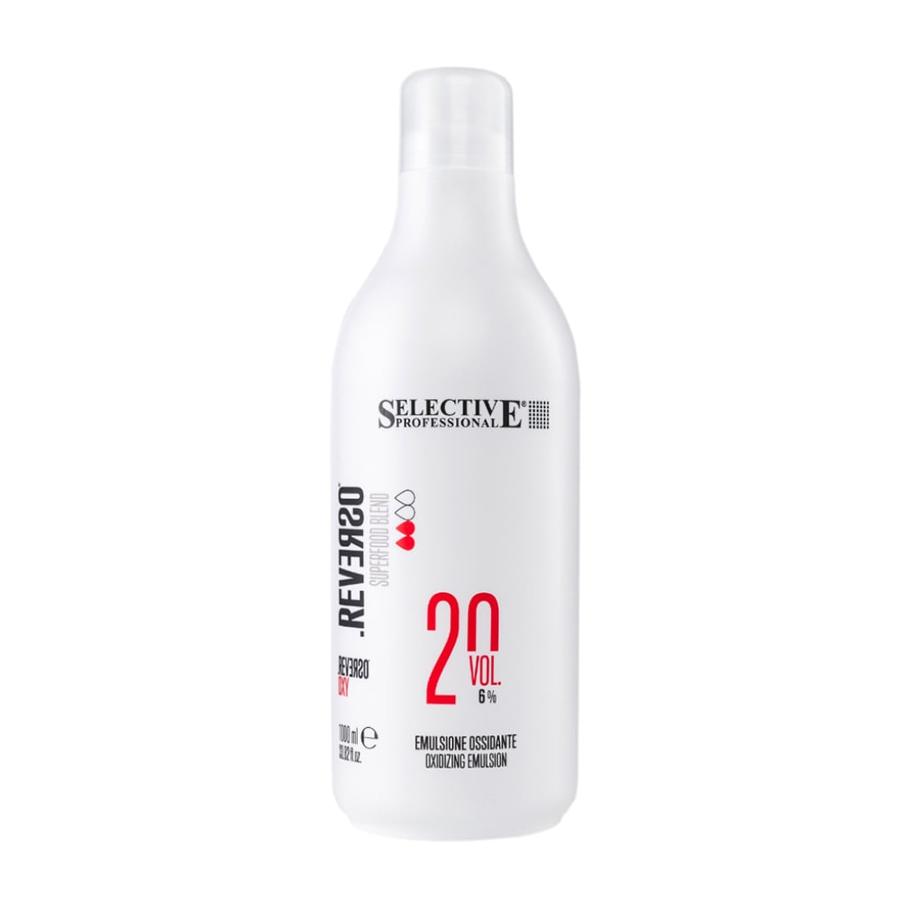 

Окислювальна емульсія для фарби Selective Professional Reverso Oxidizing Emulsion 6% (20 Vol), 1 л
