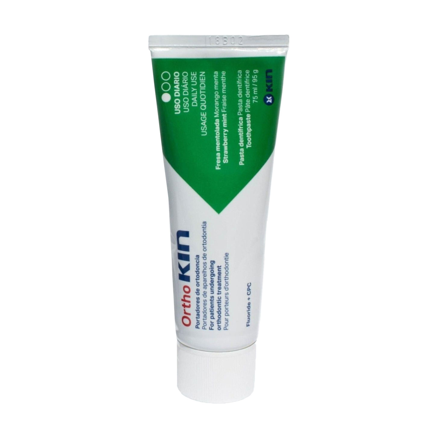 

Зубна паста Kin Ortho Strawberry Mint Toothpaste Полунична м'ята, 75 мл