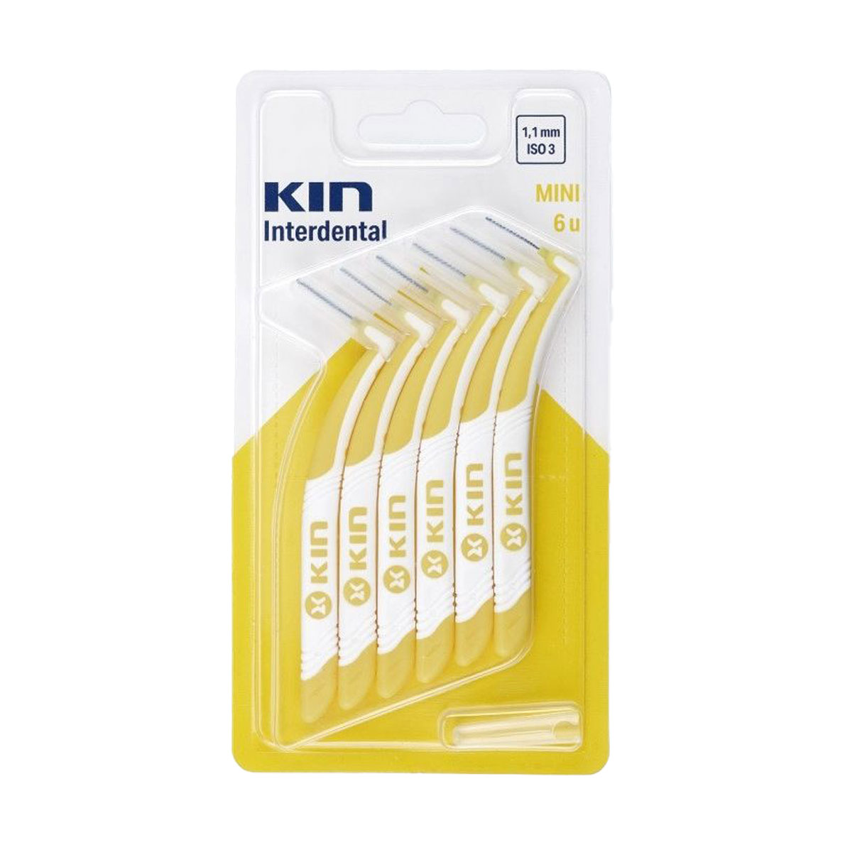 

Міжзубні йоржики Kin Interdental Mini, 1.1 мм, 6 шт