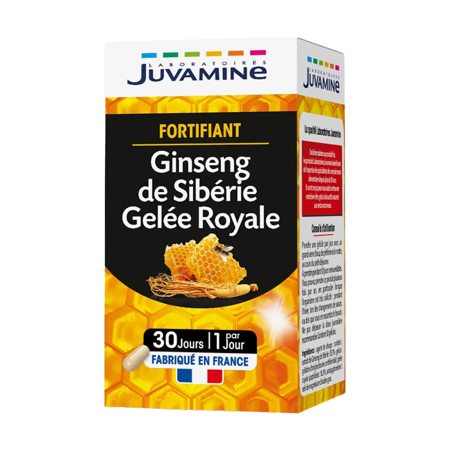 

Женьшень та маточне молочко Juvamine Зміцненя імунітету, 30 капсул