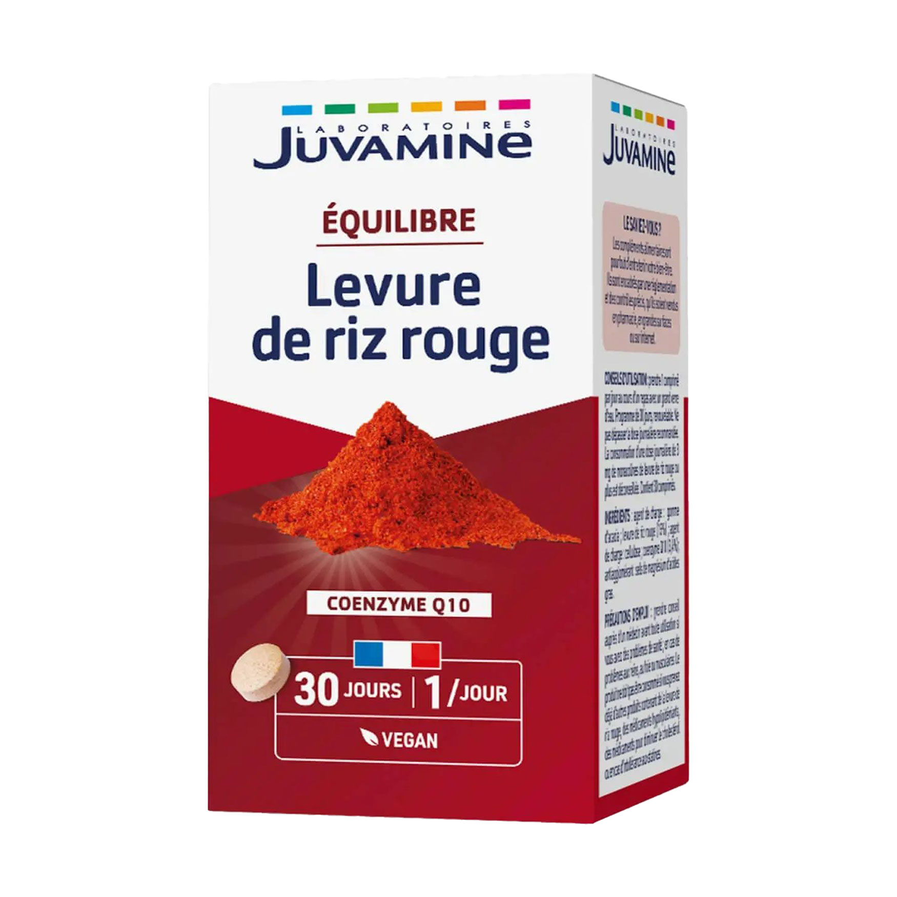 

Коензим Q10 та дріжджі червоного рису Juvamine Баланс, 30 таблеток