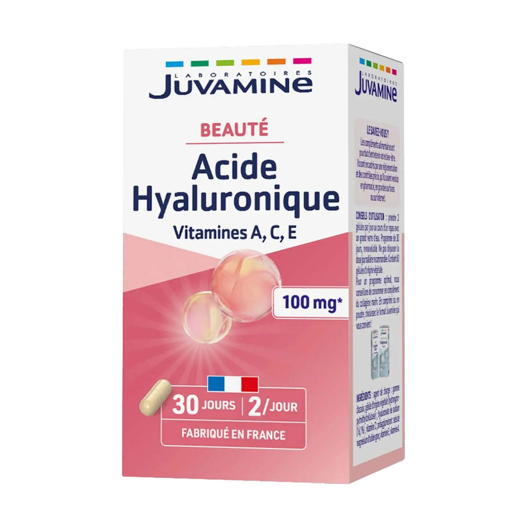 

Гіалуронова кислота та вітаміни A, C, E Juvamine Антиоксидант, 100 мг, 60 капсул