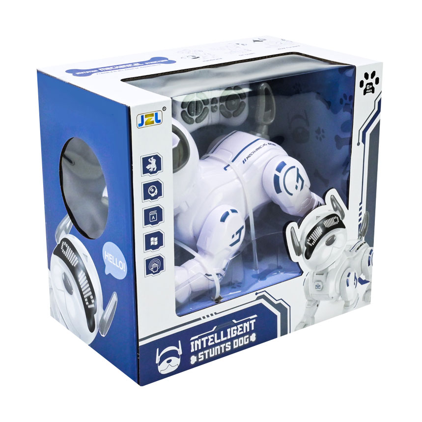 

Дитячі іграшка-робот Shantou Jinxing Stunts Dog, на радіокеруванні, зі звуком та світлом, від 6 років (3800)