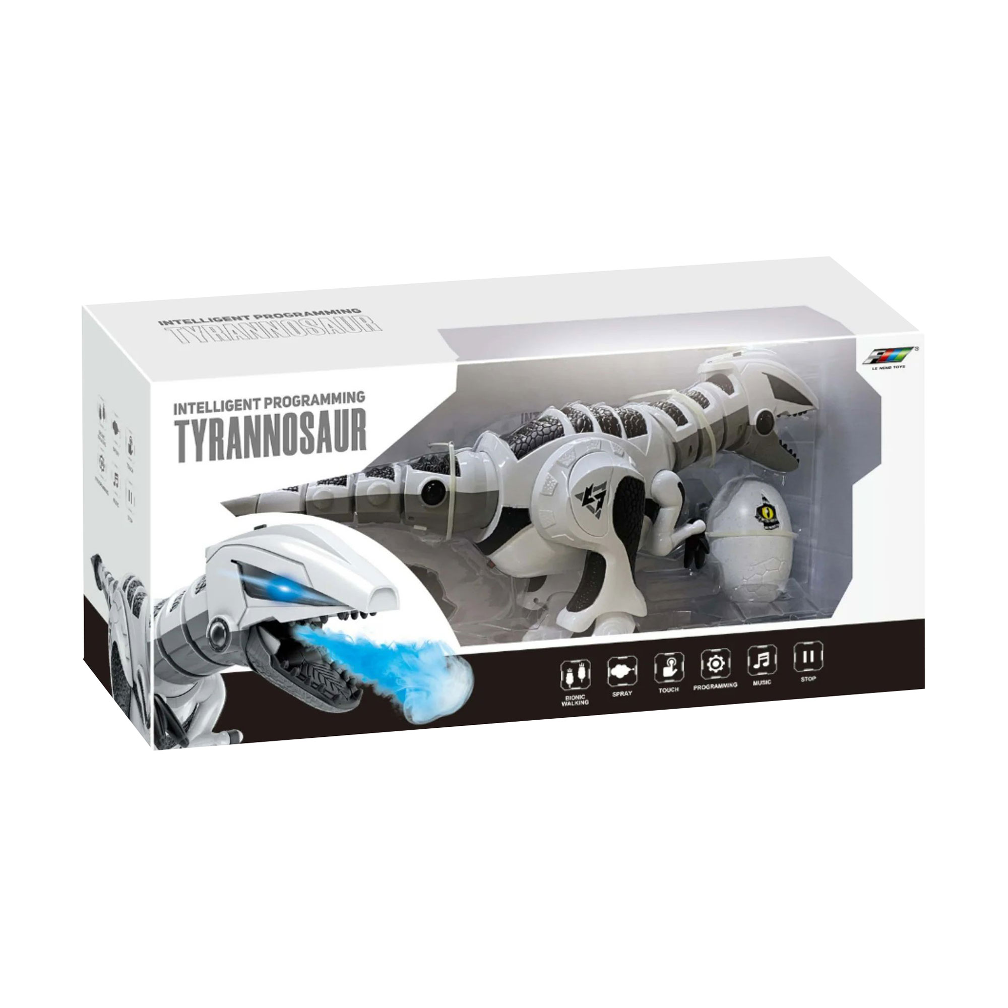 

Дитячі іграшка-робот Shantou Jinxing Intelligent Programming Tyrannosaur, на радіокеруванні, зі звуком та світлом, від 6 років (K29)