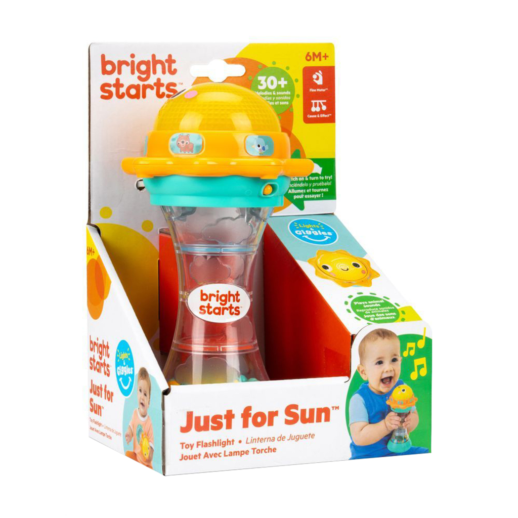 

Музична іграшка-брязкальце Bright Starts Just for Sun, від 6 місяців, 17.3*9.6*9.6 см (17228)