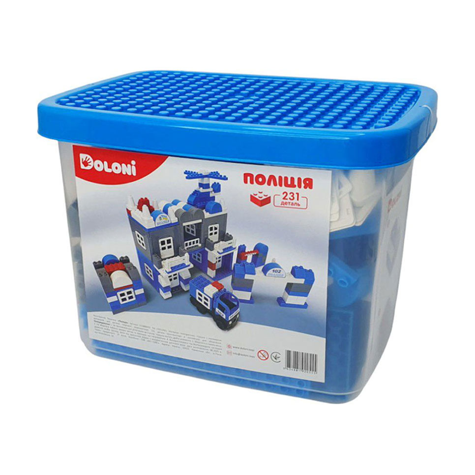 

Конструктор Doloni Поліція, 231 деталь, від 3 років (013888/02)