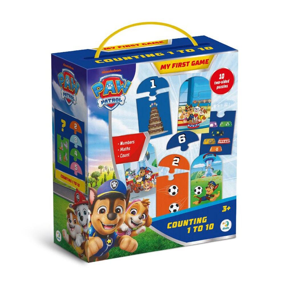 

Дитяча навчальна гра DoDo Щенячий Патруль. Лічба від 1 до 10, від 3 років (200621)