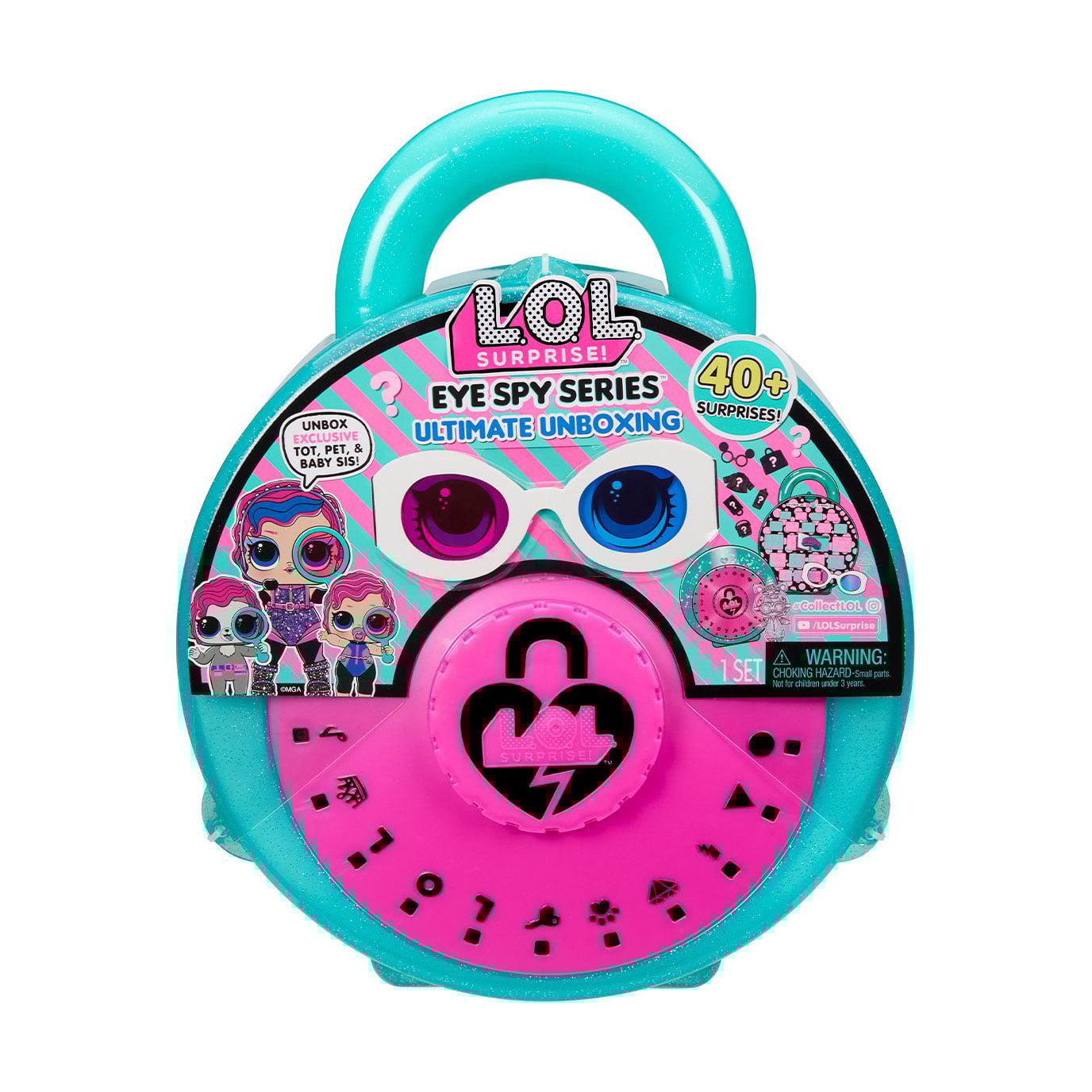 

Ігровий набір L.O.L. Surprise! Eye Spy Великий сюрприз з загадками, з ляльками, від 3 років, 37 деталей (542698)