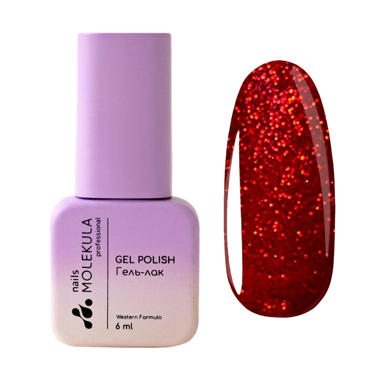 

Гель-лак для нігтів Nails Molekula Professional Gel Polish 077, 6 мл