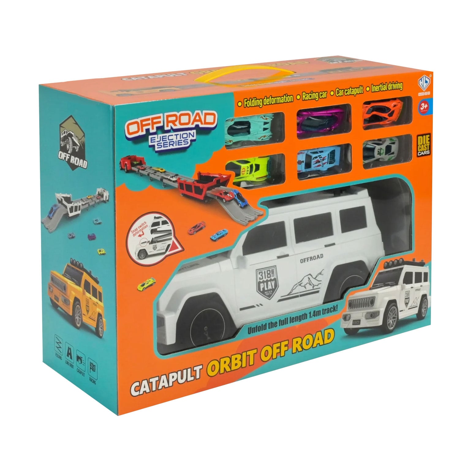 

Ігровий набір Shantou Jinxing Catapult Orbit Off Road, від 3 років (8902)