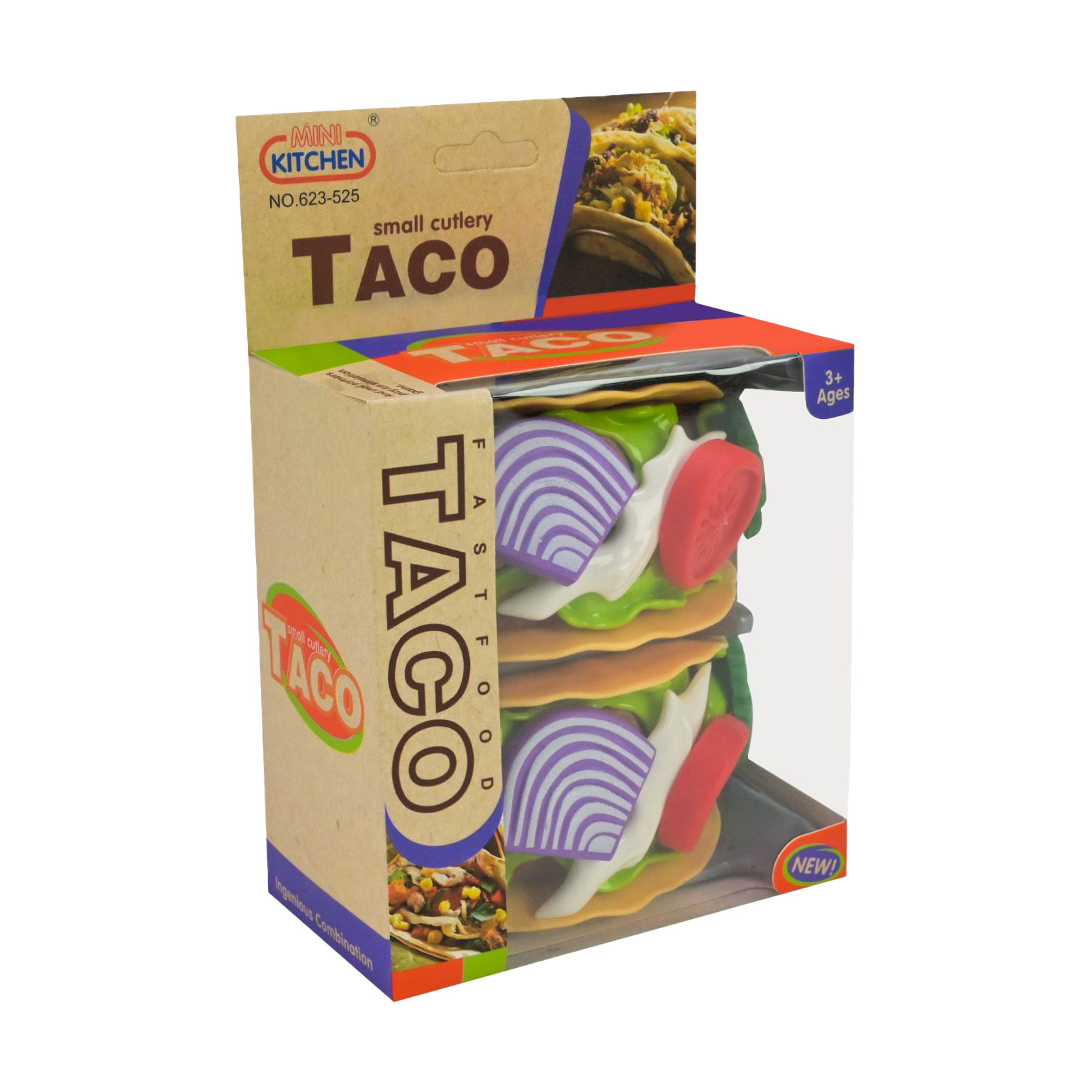 

Ігровий набір Shantou Jinxing Тако, розбірні продукти, від 3 років (623-525)