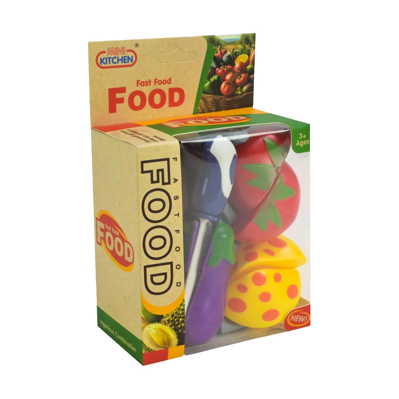 

Ігровий набір Shantou Jinxing Фаст фуд, розбірні продукти, від 3 років (623-531)